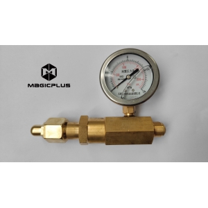 Conversion filter for pressure gauge of pure copper gas cylinder